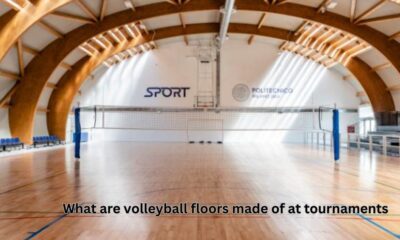 what are volleyball floors made of at tournaments