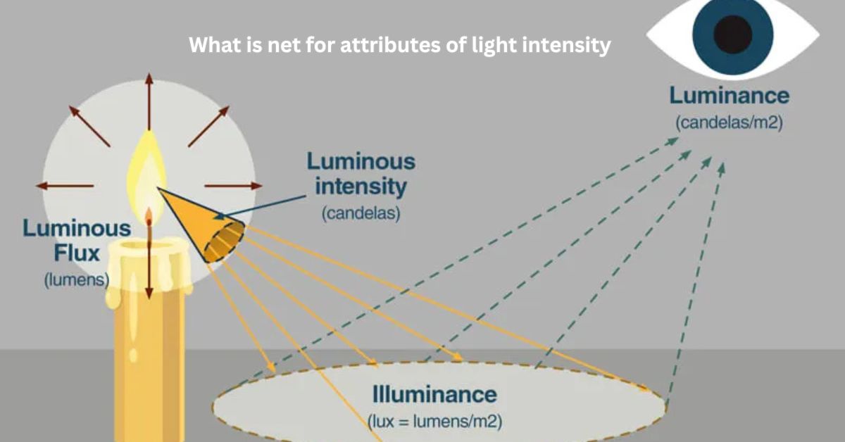 what is net for attributes of light intensity