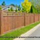 what color is best for pressure treated fence wood