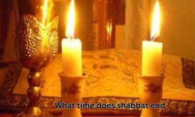 what time does shabbat end