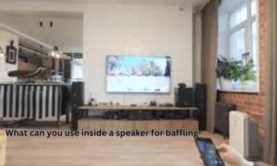 what can you use inside a speaker for baffling