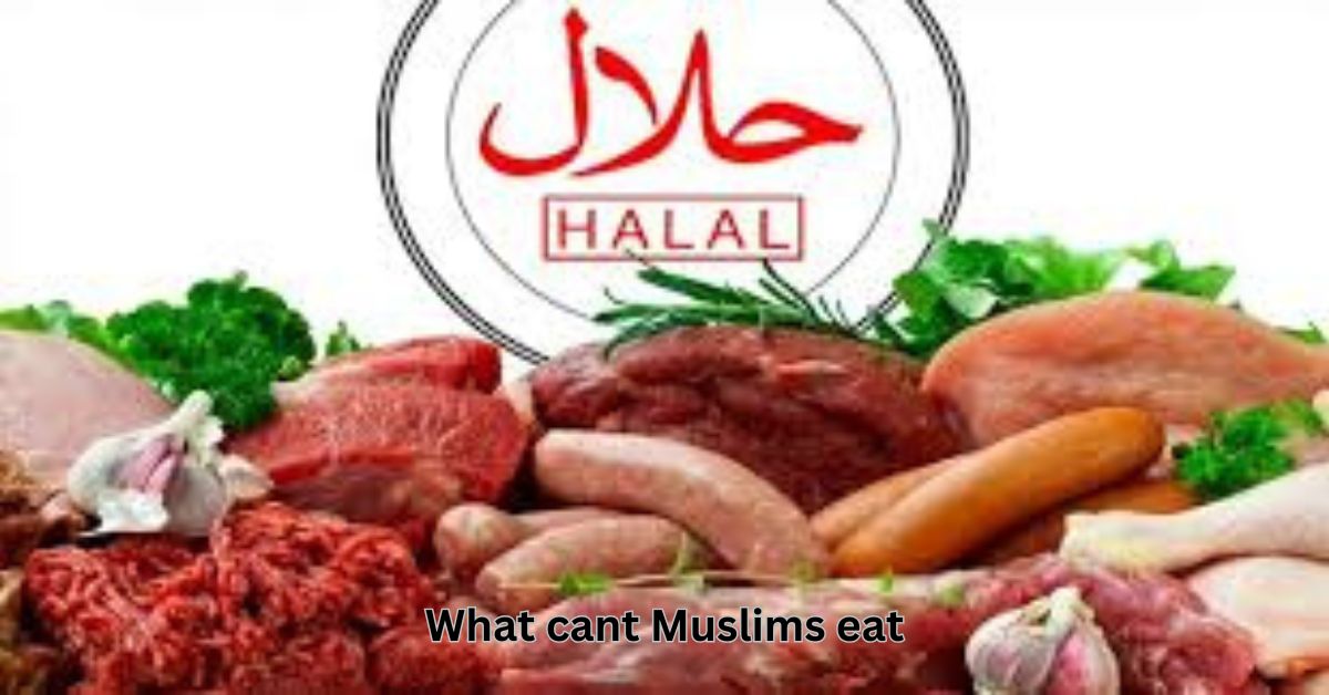 what can't muslims eat