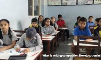 what is writing competition like elocution in india